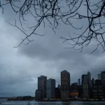 Clima en Nueva York: lluvias intensas, frente frío y posible tormenta marcan la semana